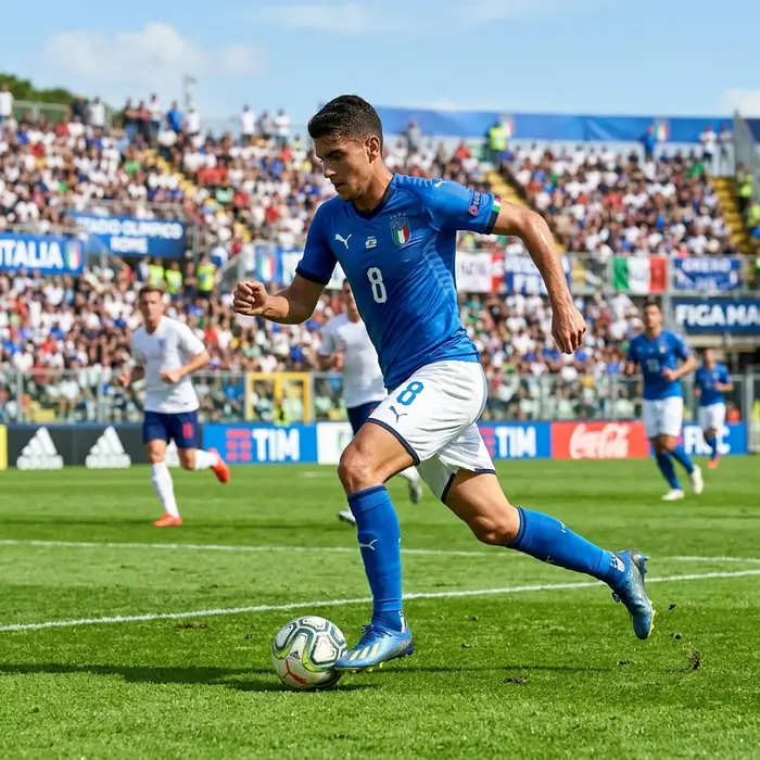 Nicolò Barella telemetry analysis photo